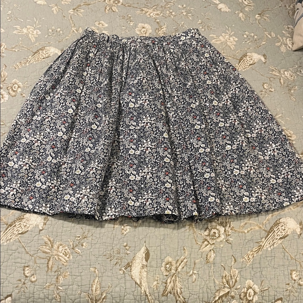 Floral Sequins Print Women's Skirt by Liberty Art Fabrics for J Crew